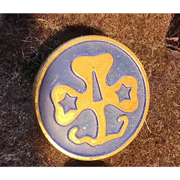 Vintage 1940s Girl Scout Pin Set – Rare Collectible Girl Scouts Memorabilia - Picture 3 of 5